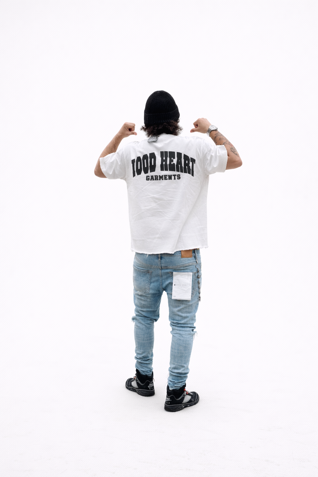 HHG Big Face Signature Tee