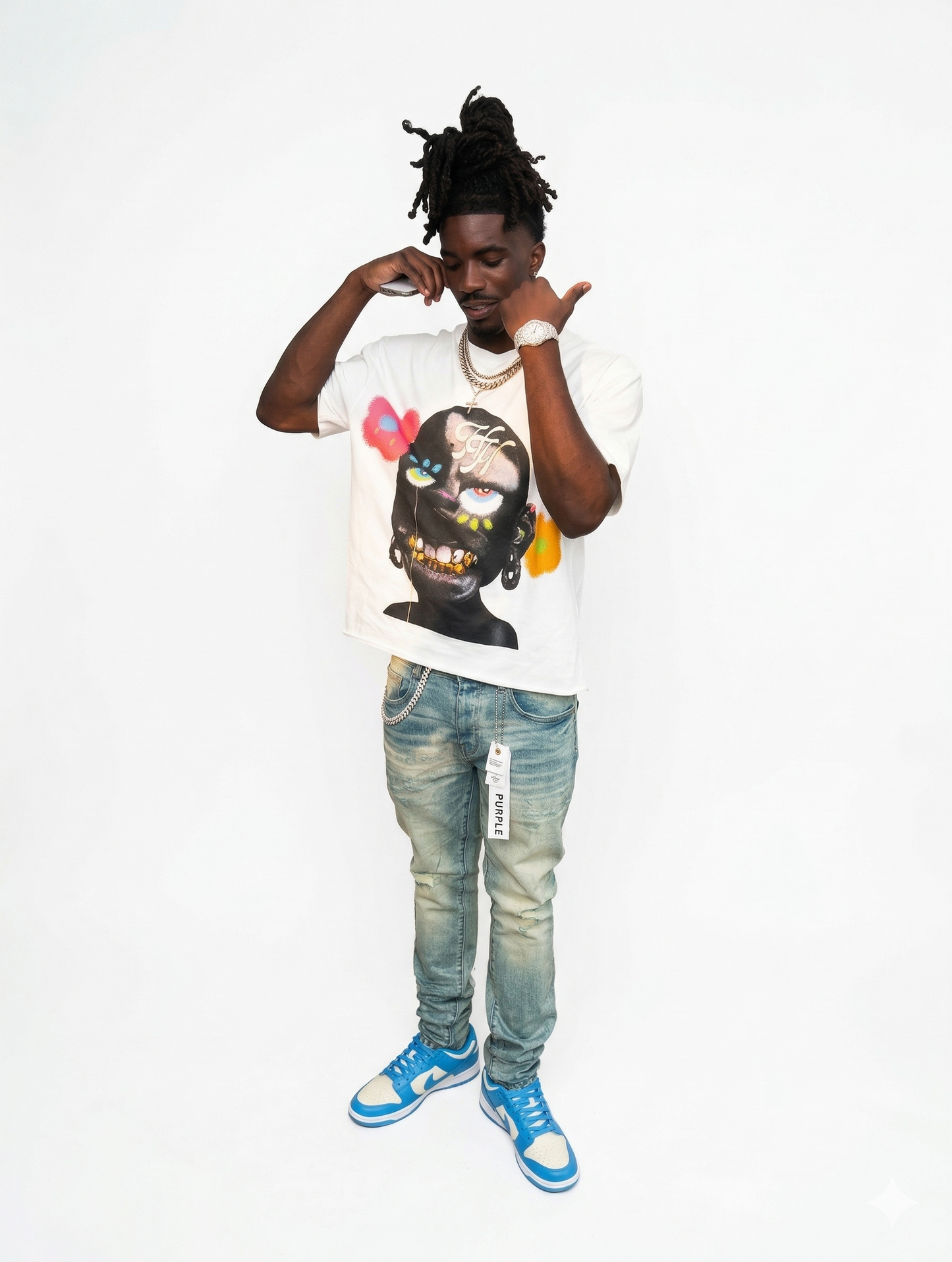 HHG Big Face Signature Tee