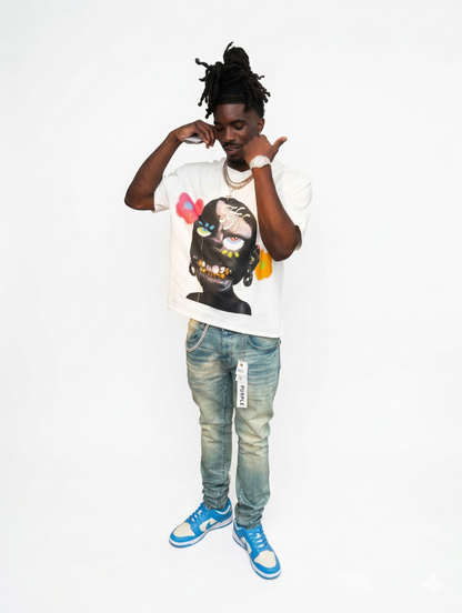 HHG Big Face Signature Tee